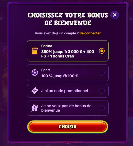 Duospin Casino inscription