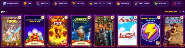 Duospin Casino interface