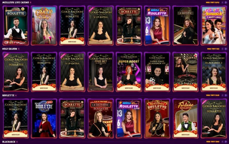 Duospin Casino jeux live