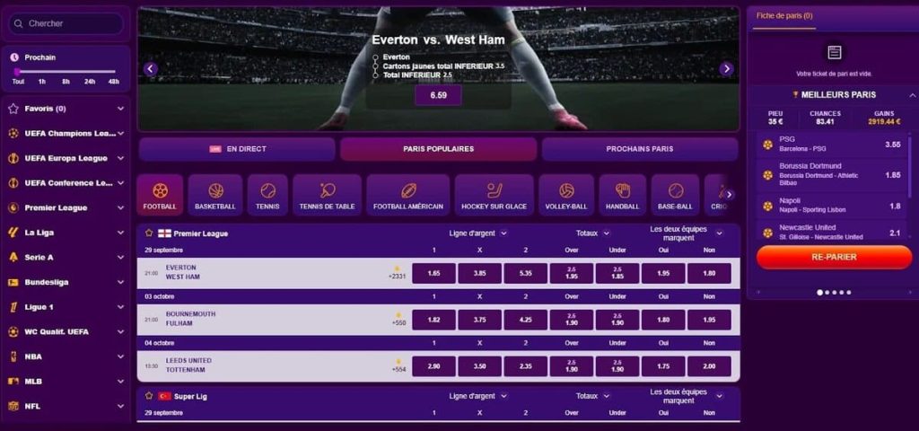 Duospin Casino paris sportifs